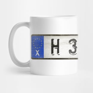 Helix - License Plate Mug